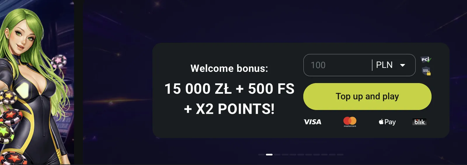 Twindor casino Polska: pakiet powitalny 15 000 zł i 500 FS